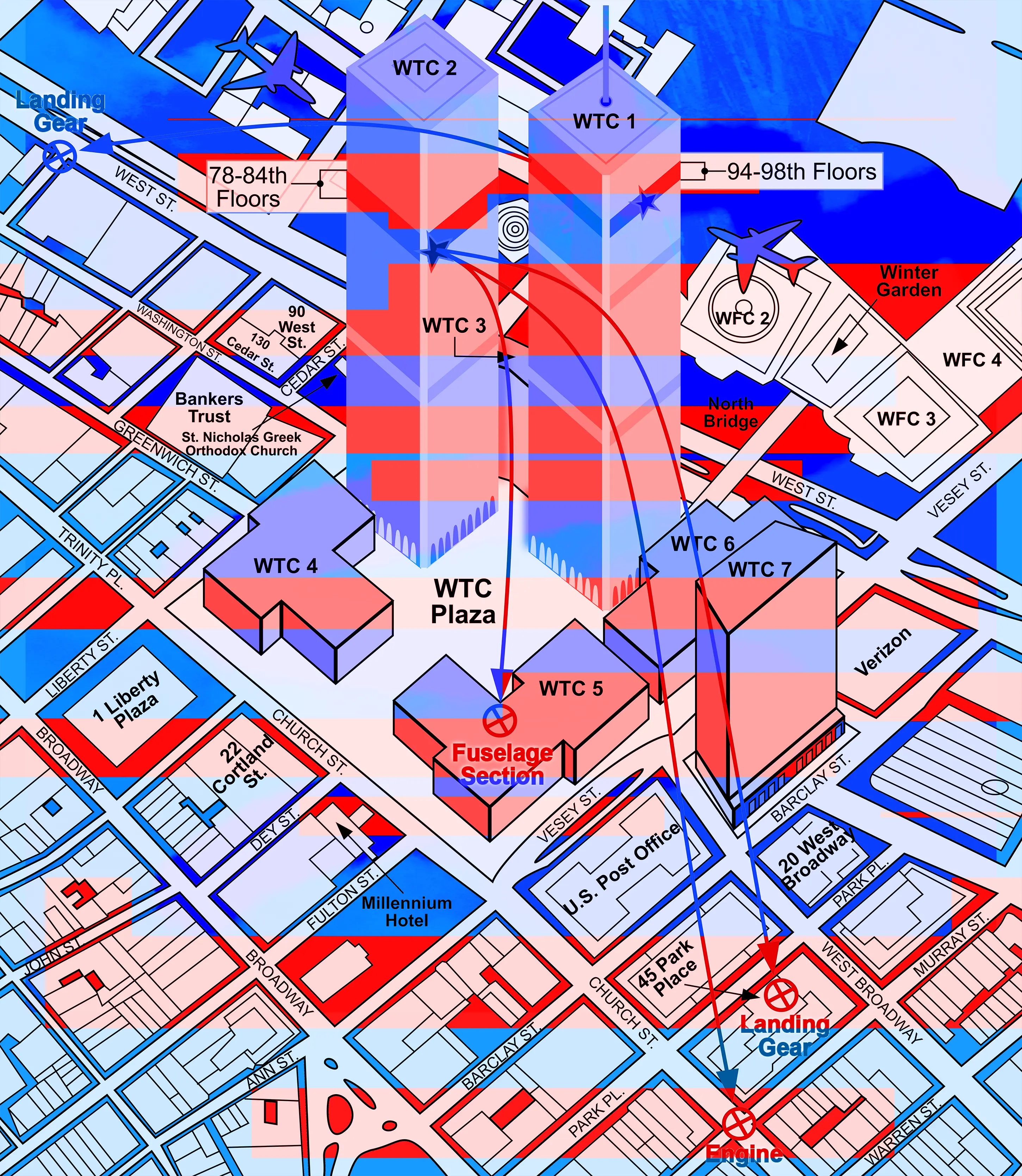 基于 wikipedia.org/wiki/File:World_Trade_Center,_NY_-_2001-09-11_-_Debris_Impact_Areas.svg 修改